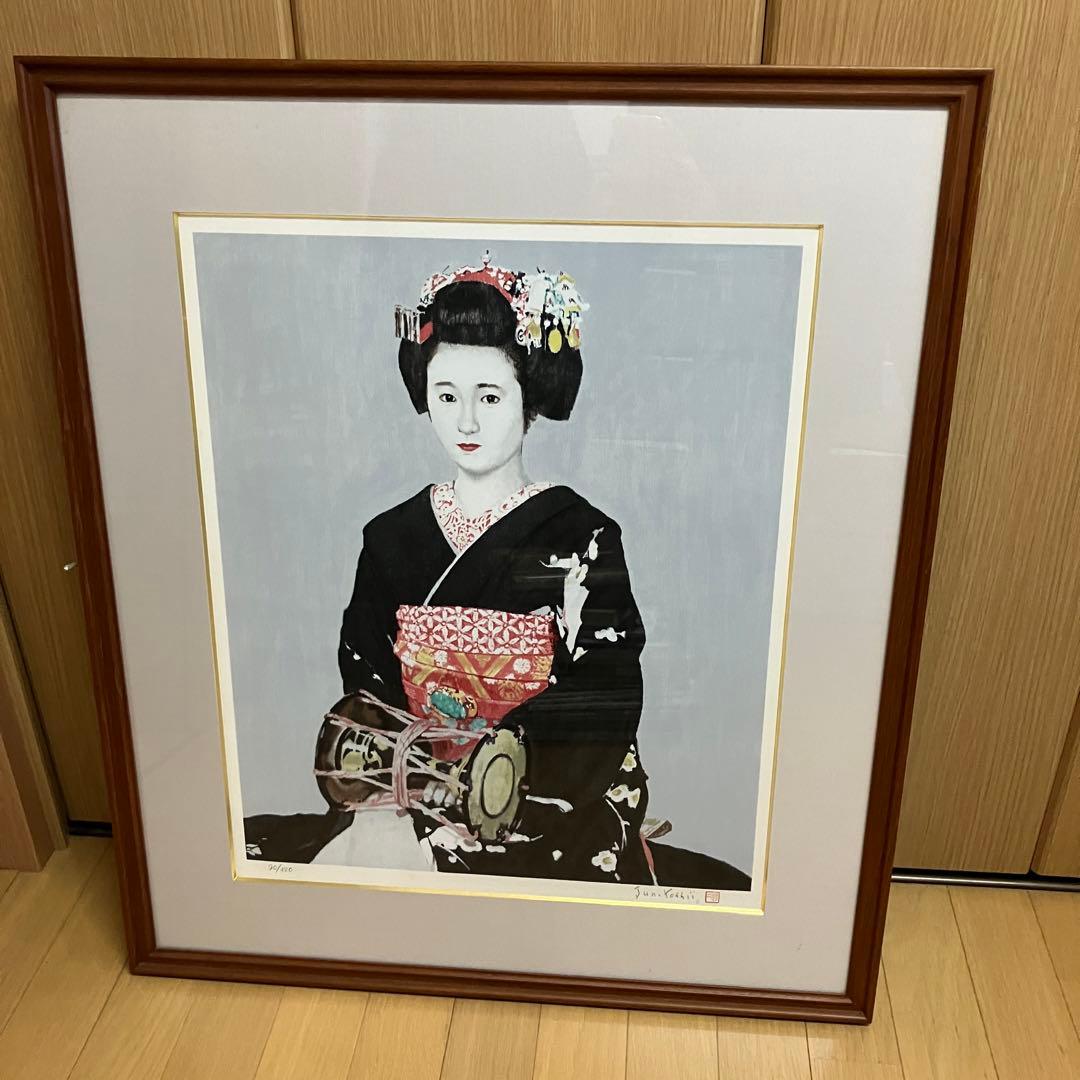 ★ 吉井淳二　オリジナル石版　出を待つ　限定品