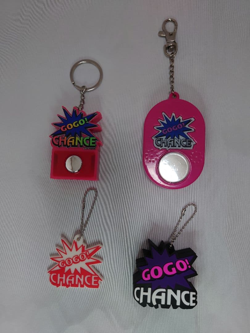 ジャグラー GO! GO! CHANCE キーホルダー4点セット