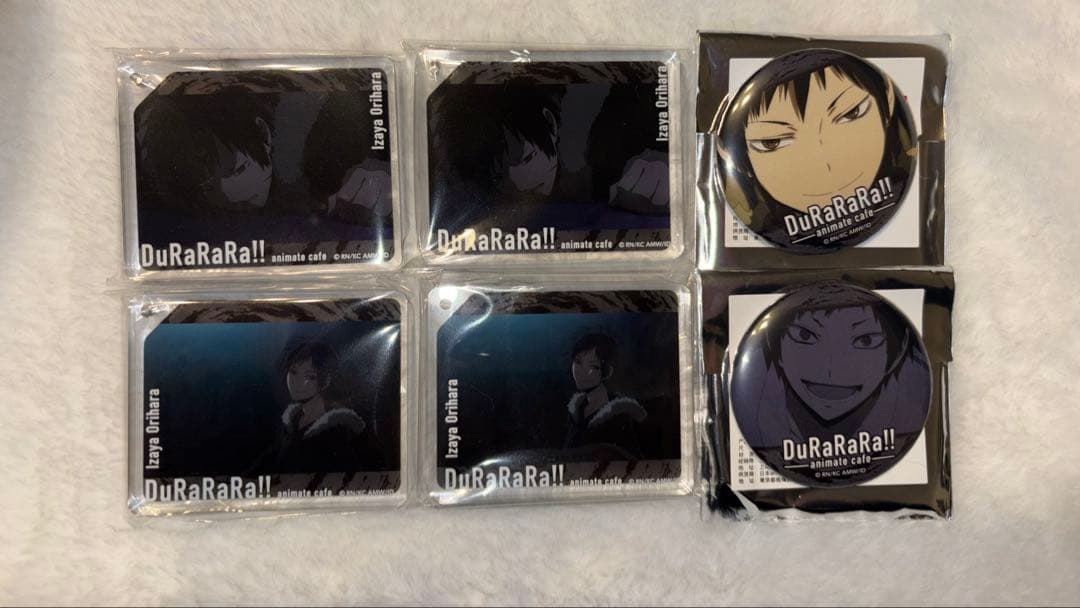 中国限定　コロッタ　缶バッジ　セット　折原臨也　デュラララ　デュラ屋