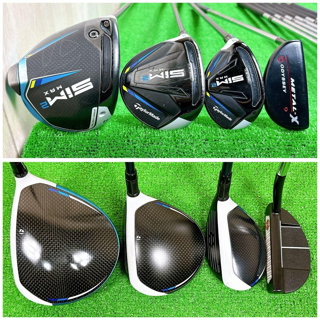 ☆レフティ テーラーメイド SiM2MAX R9 11本 S メンズゴルフクラブ