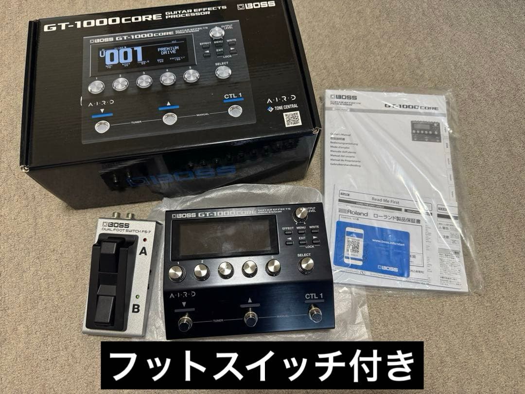 BOSS gt-1000coreマルチエフェクター