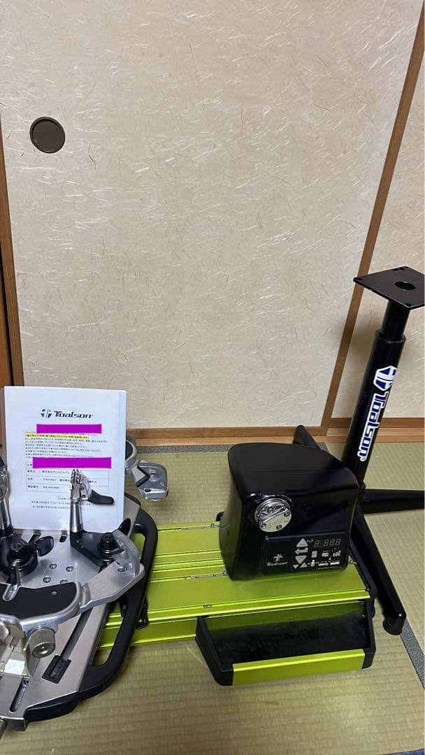 定価70万　トアルソン　電動　ガット張り機　バドミントン　テニス