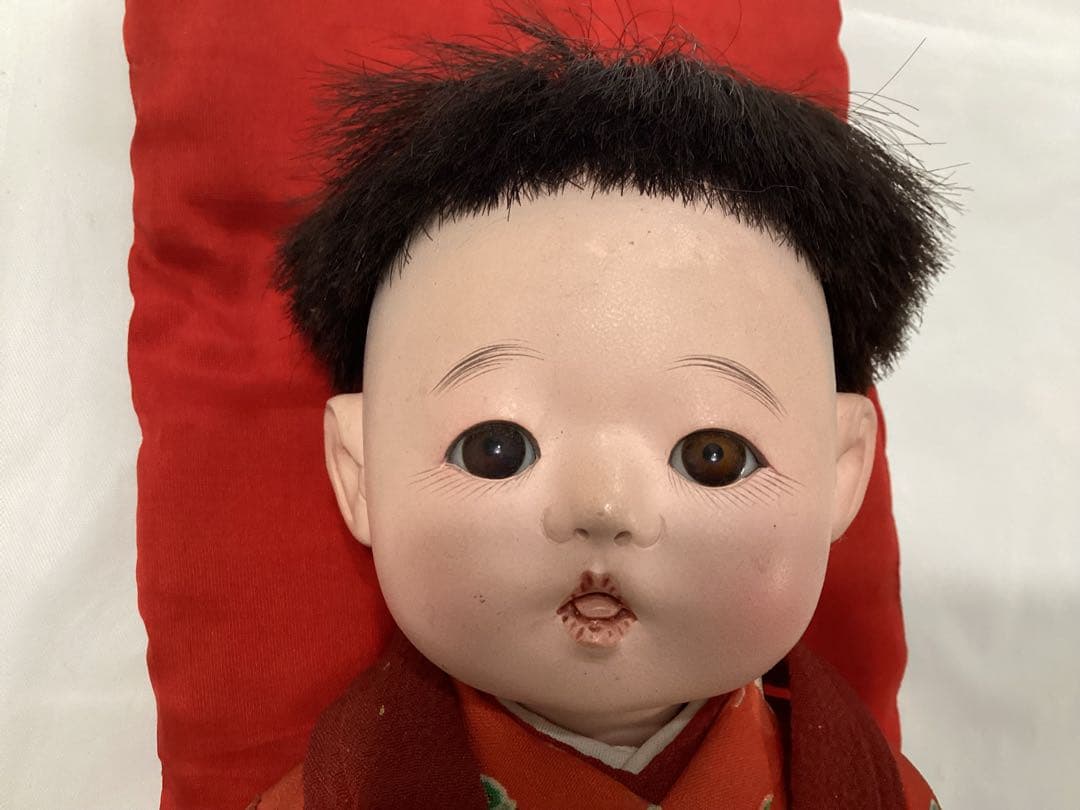 市松人形 赤ちゃん　ビスクドール　大正・昭和　アンティーク人形2体セット