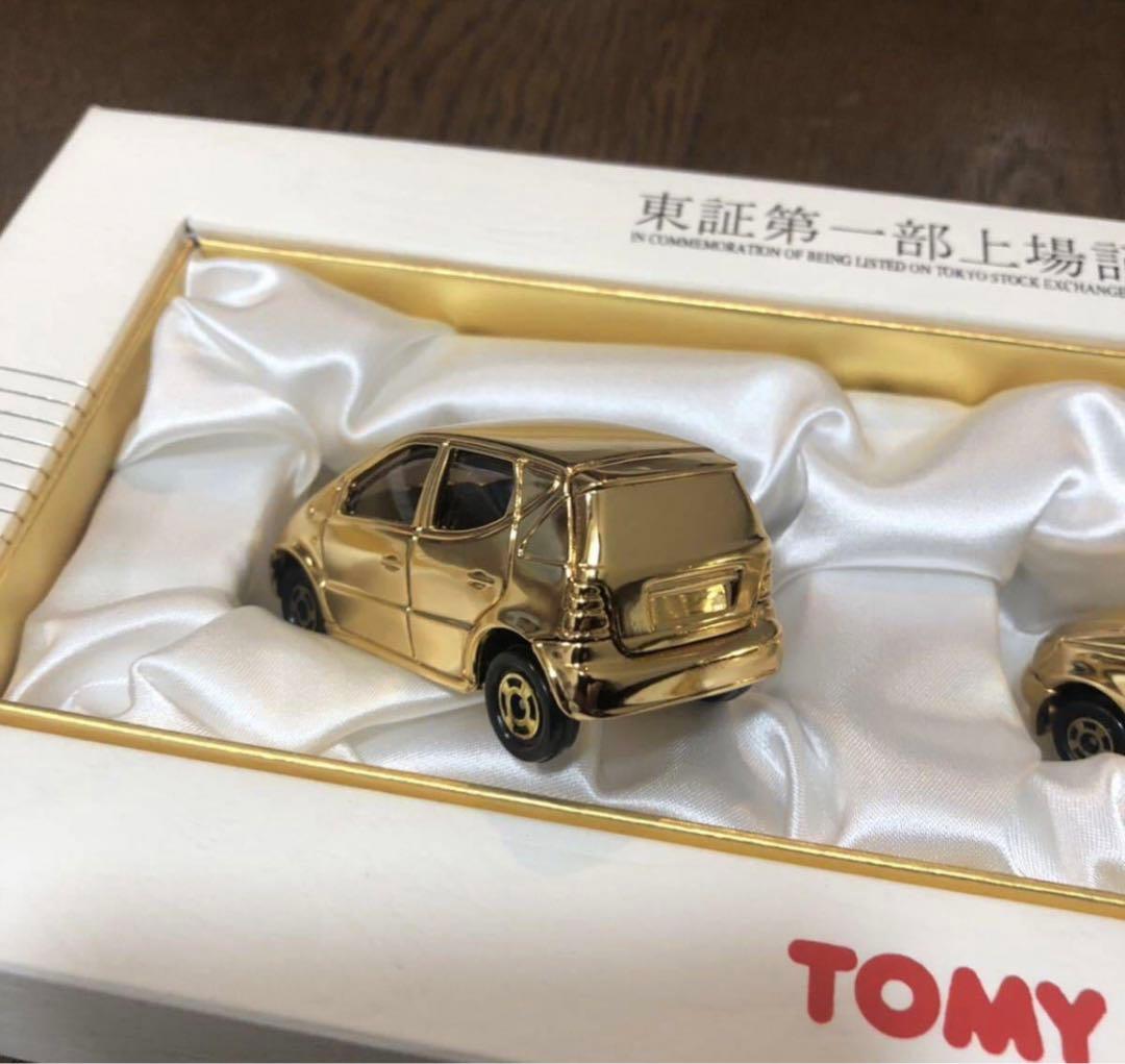 2000年3月1日東証1部上場記念　金メッキトミカ