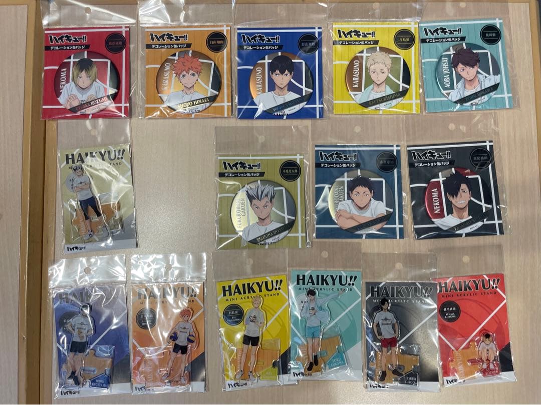 ハイキュー!! デコレーション缶バッジ JS 限定　ジャンプショップ
