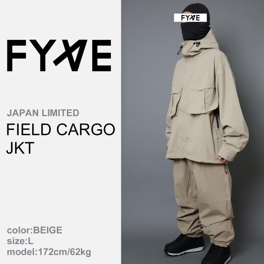 FYVE 日本限定 スノーボードウェア カーゴジャケット ベージュ M f210