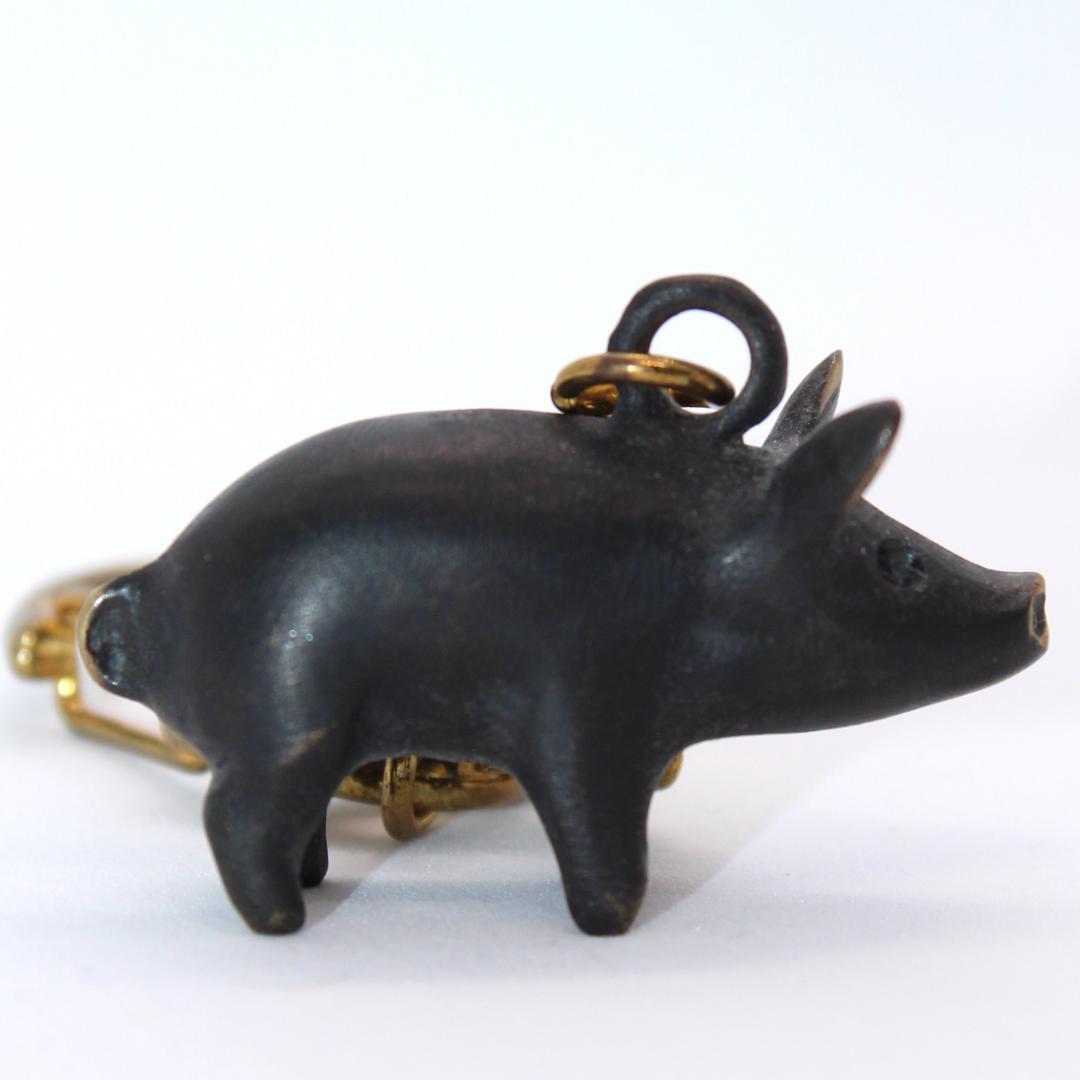 ウォルターボッセ　Walter Bosse　ぶた　オブジェ　キーホルダー