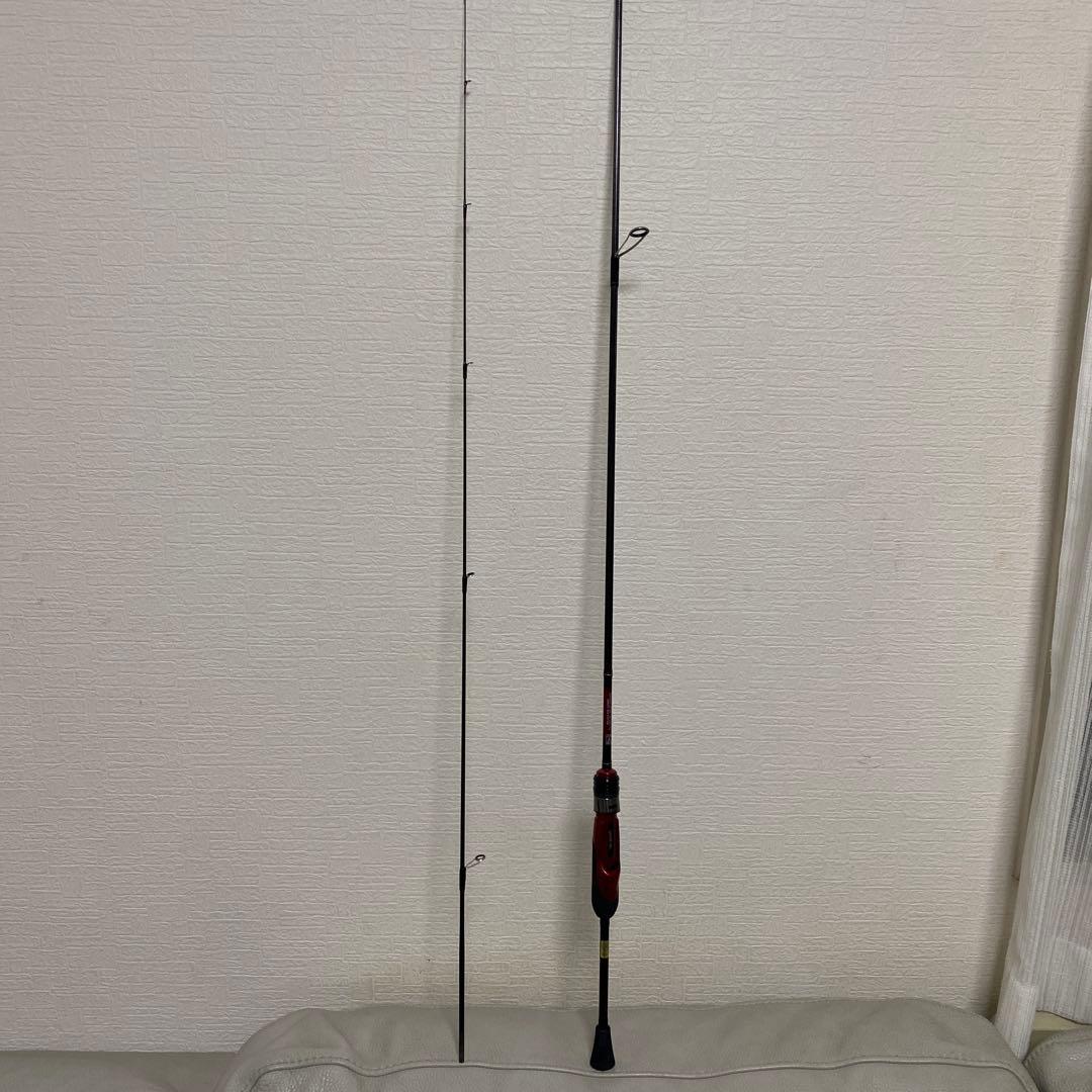ダイワ　AJING 510UL-S ルアーロッド 黒/赤