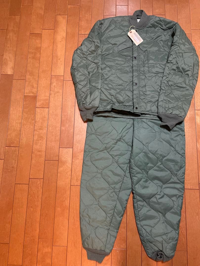USAF 米空軍　実物　防寒　ライナー上下　ジャケット　パンツ　セット　サバゲー