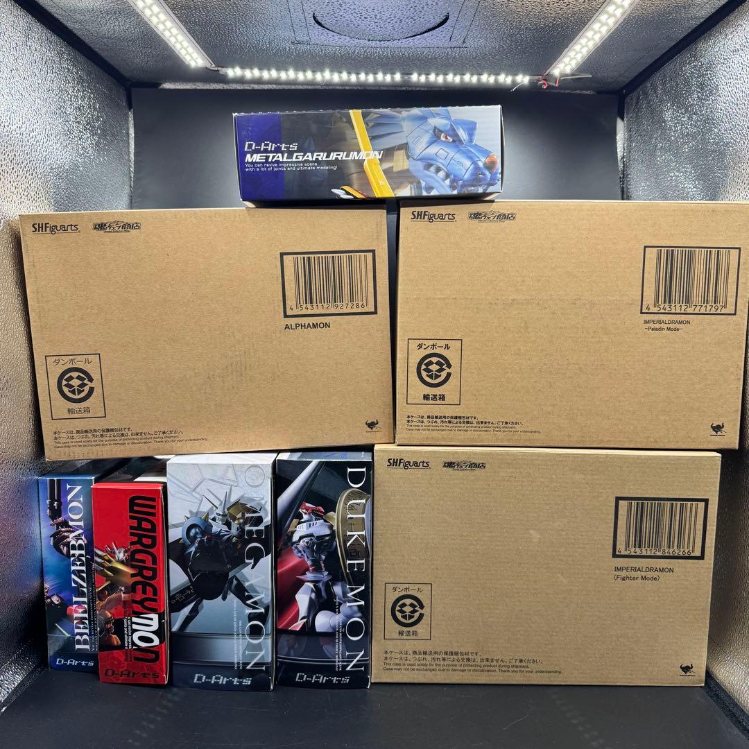 【新品未開封６、箱のみ開封１】デジモンフィギュア７点セット【オマケ付き】