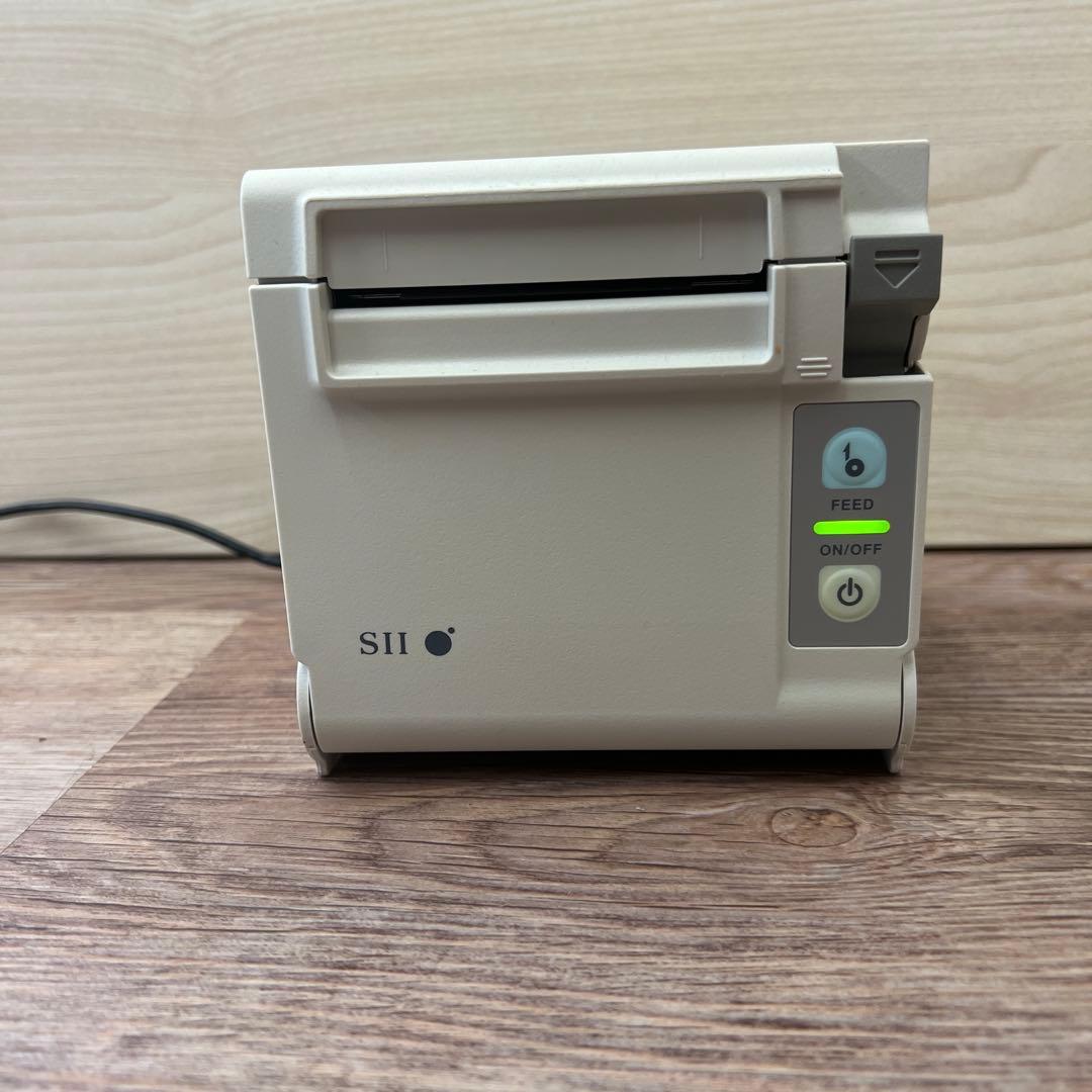 中古品　SII RP-D10レシートプリンター コンパクト 白