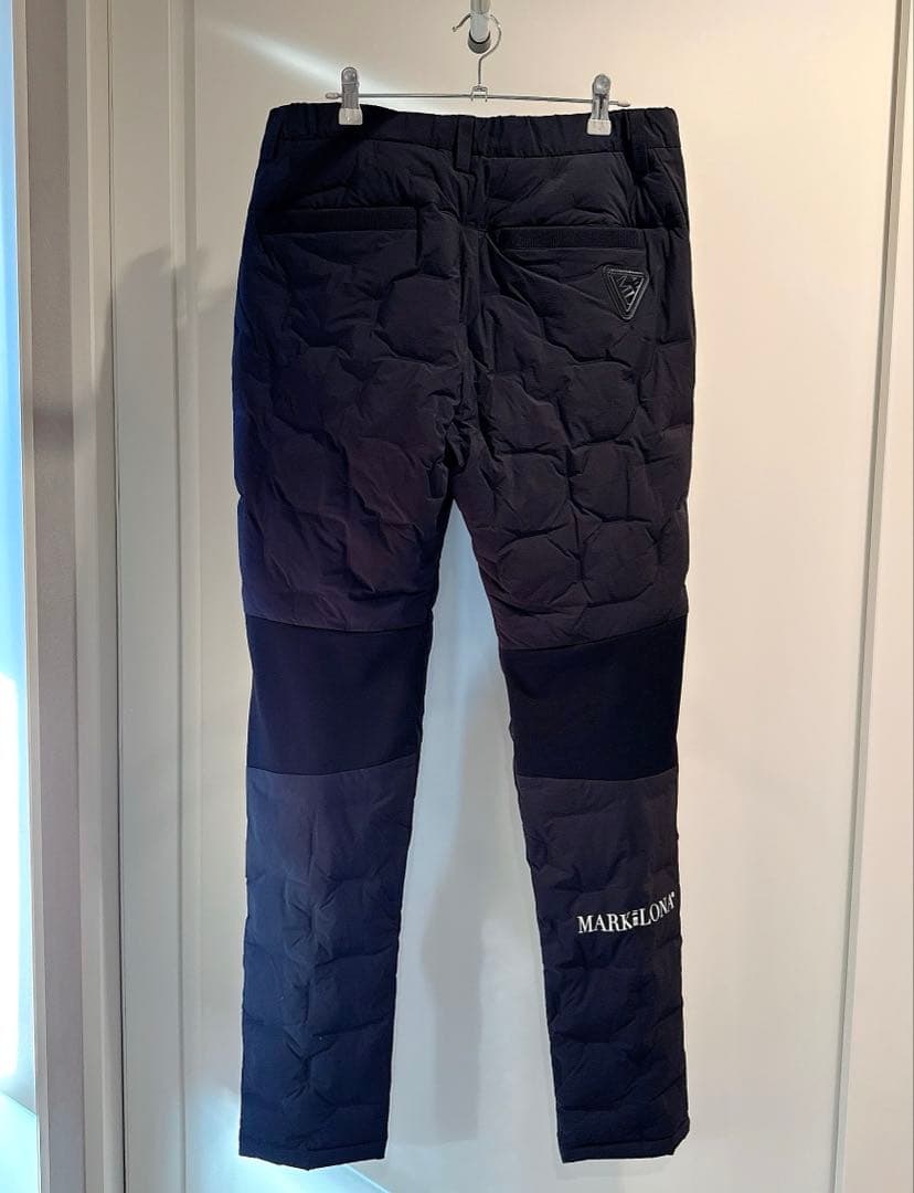 美品 ★ MARK&LONA ダウンパンツ 防寒 冬 マーク&ロナ 黒 正規品