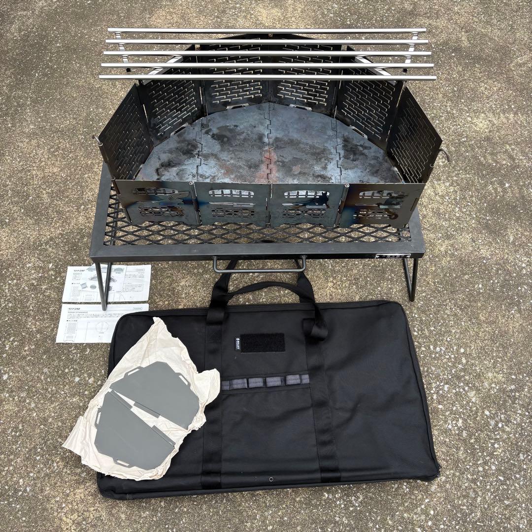 サンゾー工務店　焚火台RODANフルセット IRON TABLE ロダン　焚火台