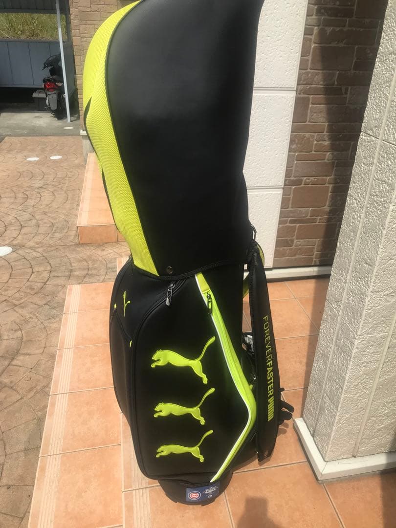 PUMA ゴルフバッグ 黒/黄緑