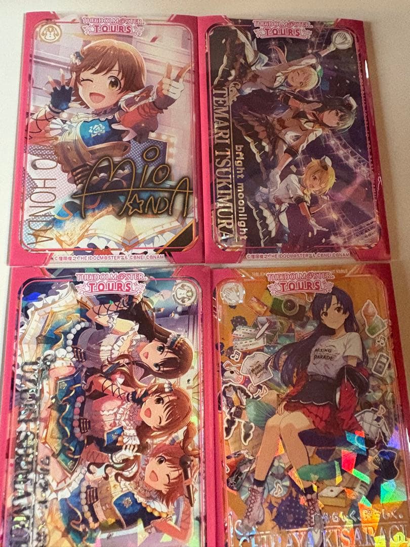 ツアマスSSR4枚セット