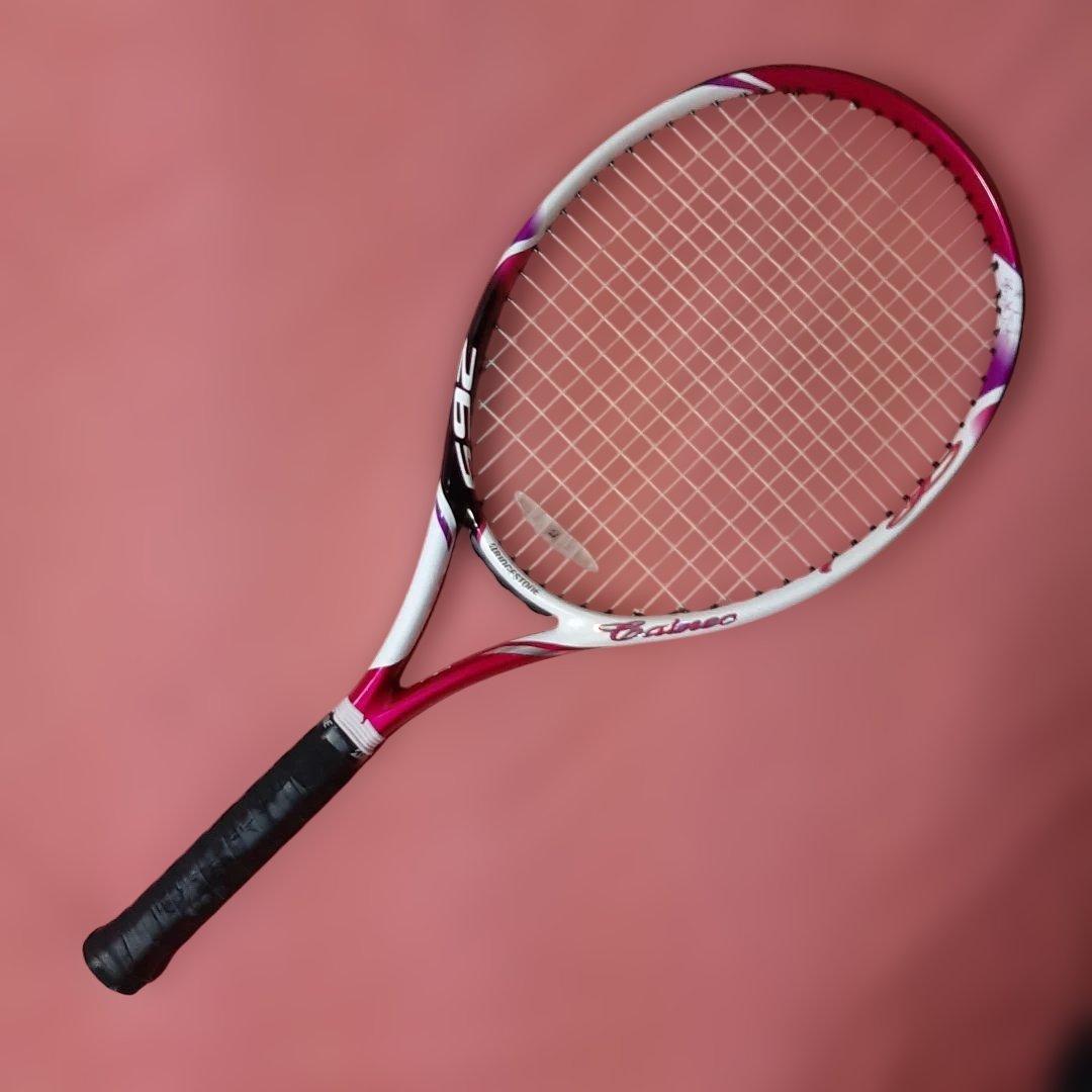 ブリヂストン◆カルネオ265硬式テニスラケット◆新品グリップテープ付