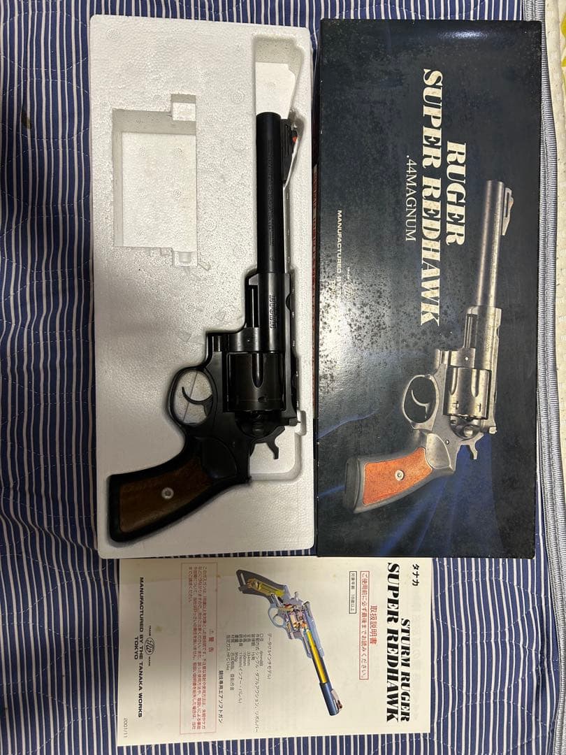 タナカ　Ruger Super Redhawk ガスガン　7.5インチ