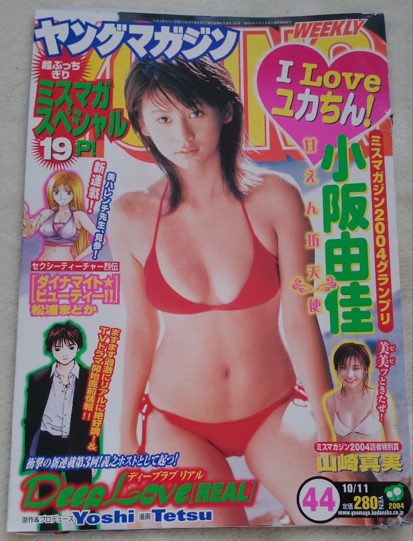 小阪由佳 山崎真実 グラビア切り抜き 週刊ヤングマガジン No.1220 講談社