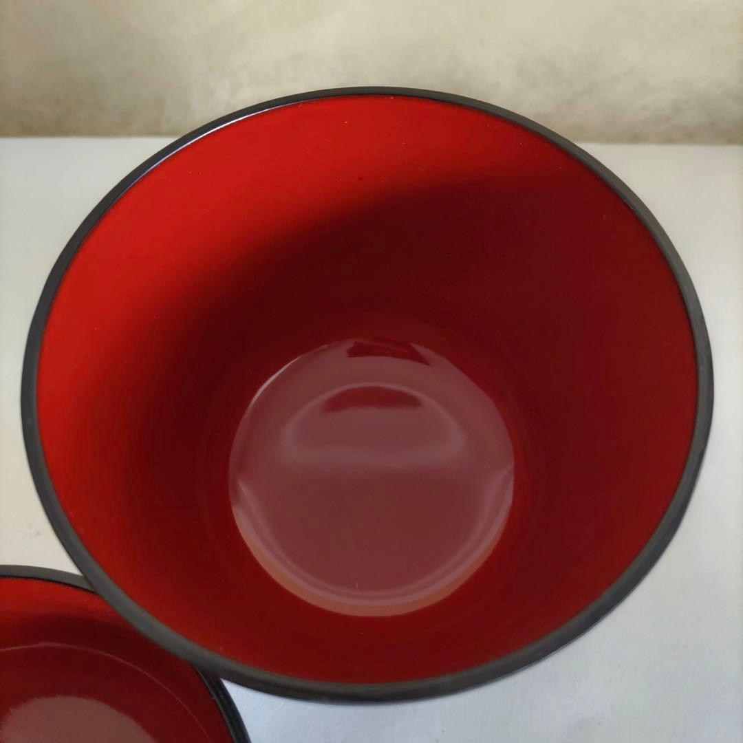 【未使用】おひつ　一人用　黒　刷毛目　松葉模様　漆器