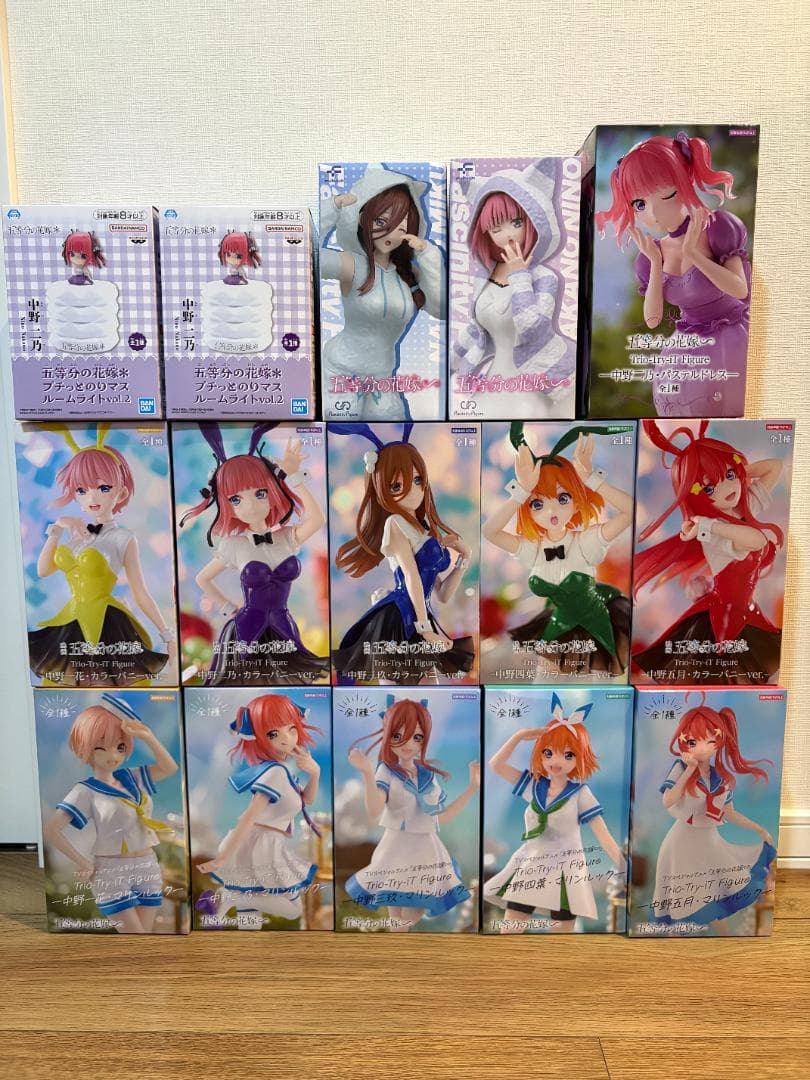 五等分の花嫁＊ プライズ フィギュア まとめ売り 一花 二乃 三玖 四葉 五月