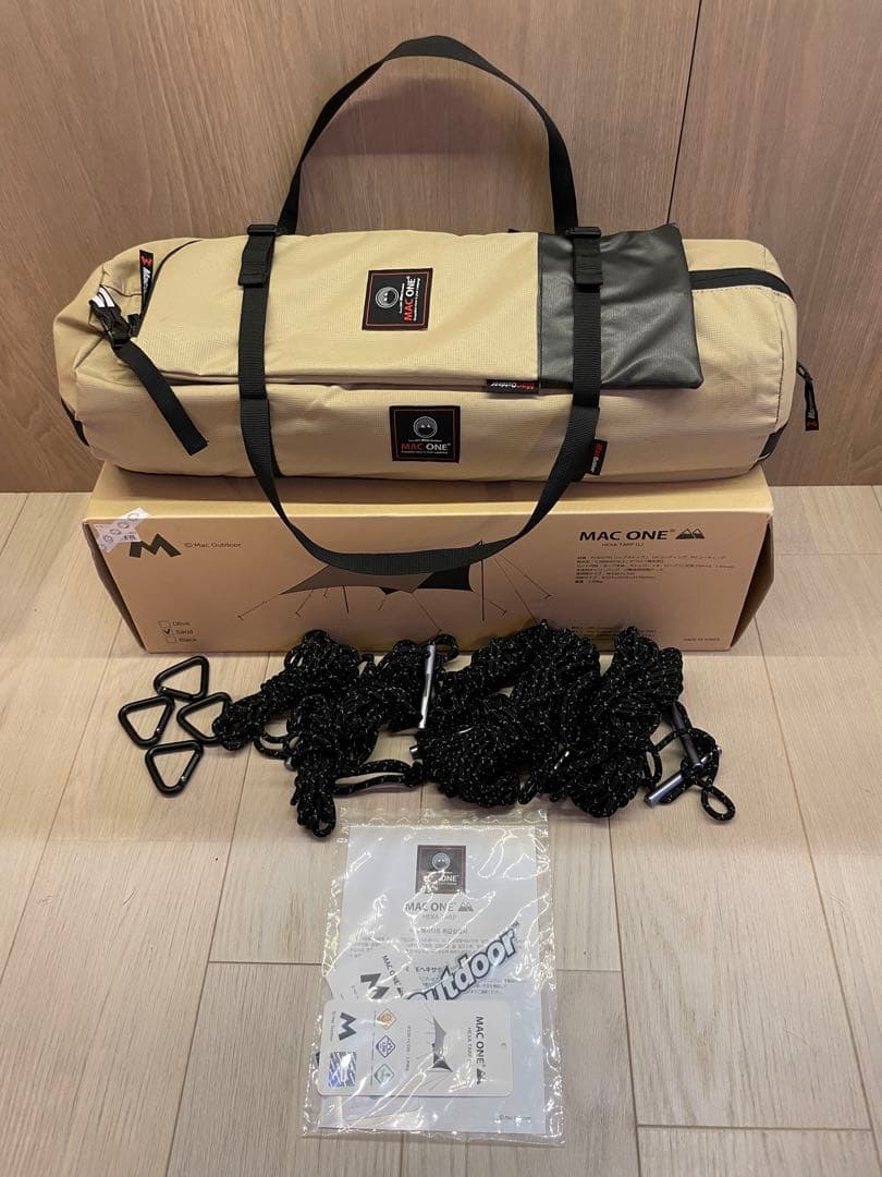 「廃盤レアカラー」Macoutdoor マックワン　サンドベージュLサイズ