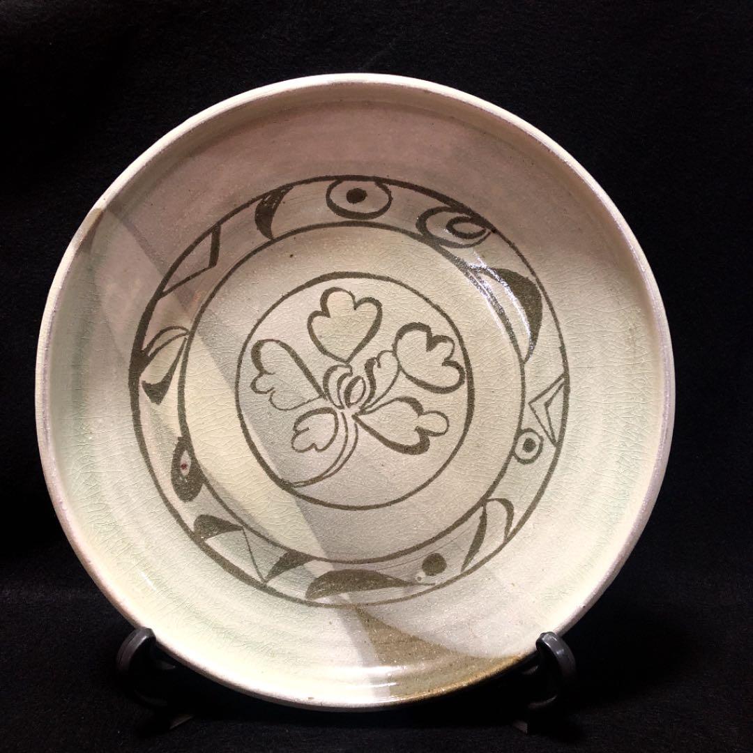 【和】古美術　四日市　萬古　大皿