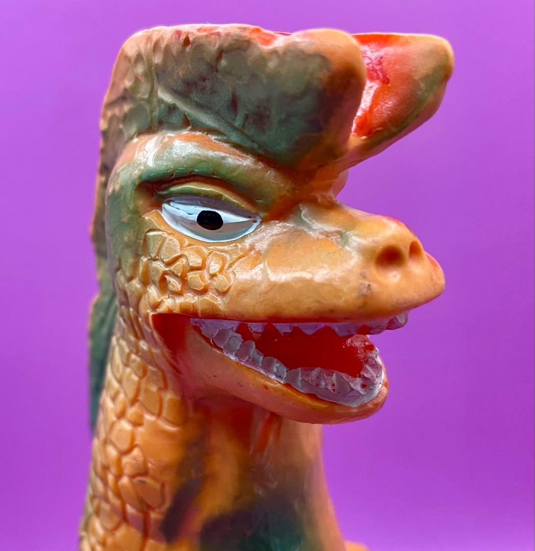 ゴーストロン磁石付き ブルマァク ソフビ人形本物保証当時物 マルサンM1号希少品