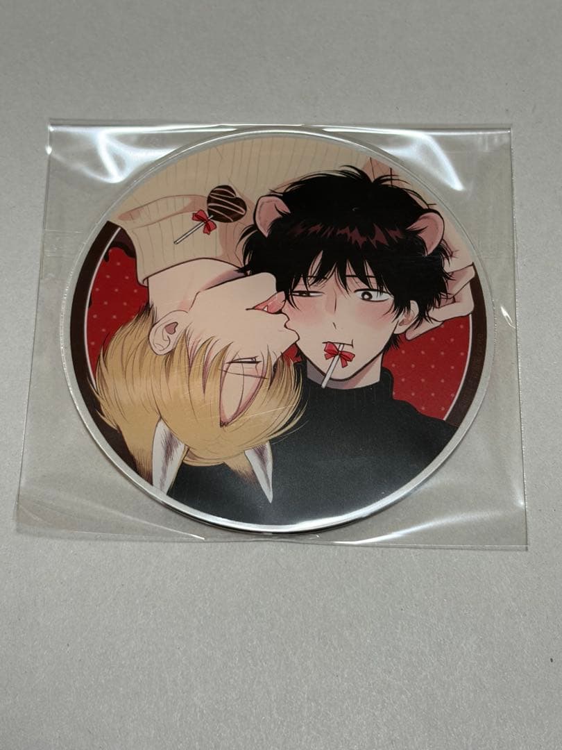 ごちそうΩはチュウと鳴く　はなさわ浪雄　グラッテ　アクリルコースター