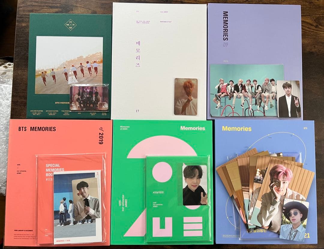 BTS MEMORIES DVD 2016-2021 日本語字幕付きまとめ売り