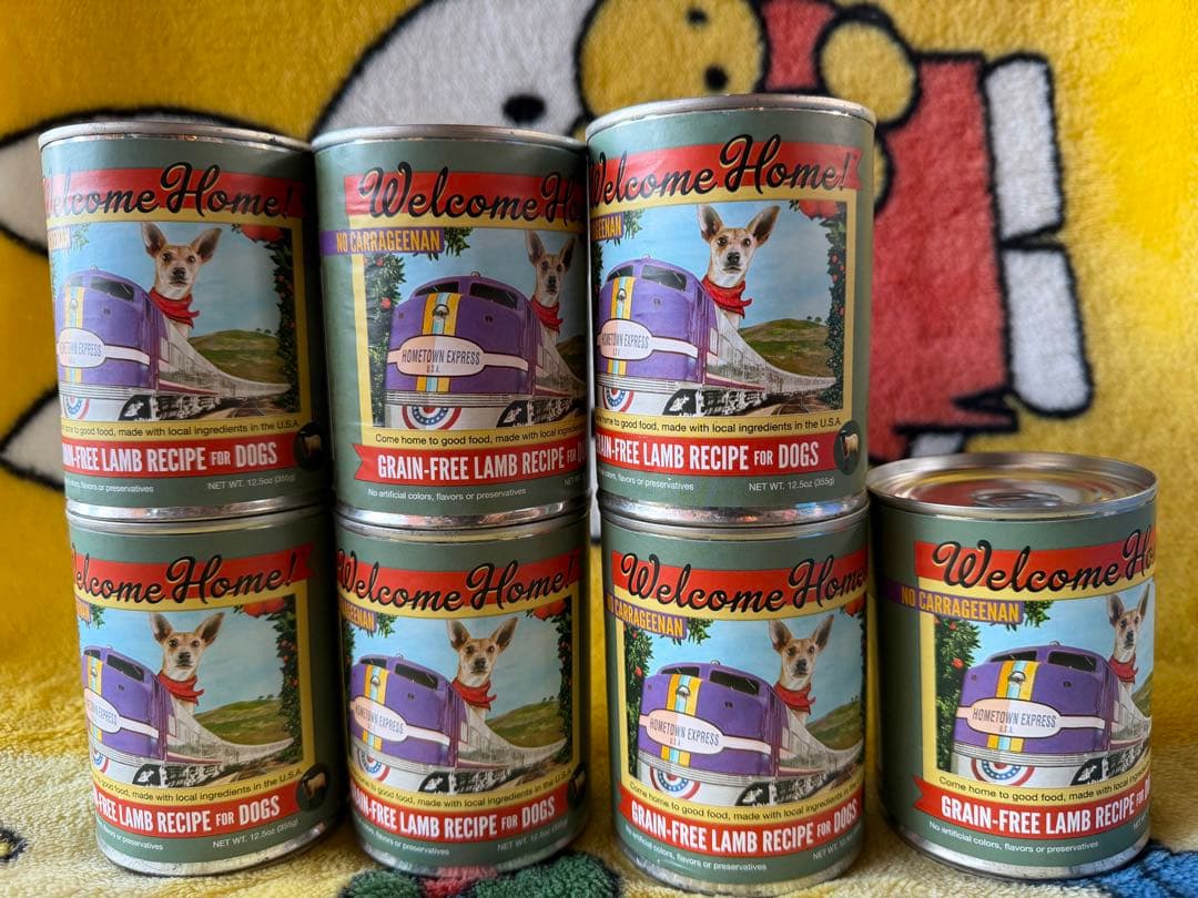 ロータス　ウェルカムホームドッグラムレシピ355g 7缶セット