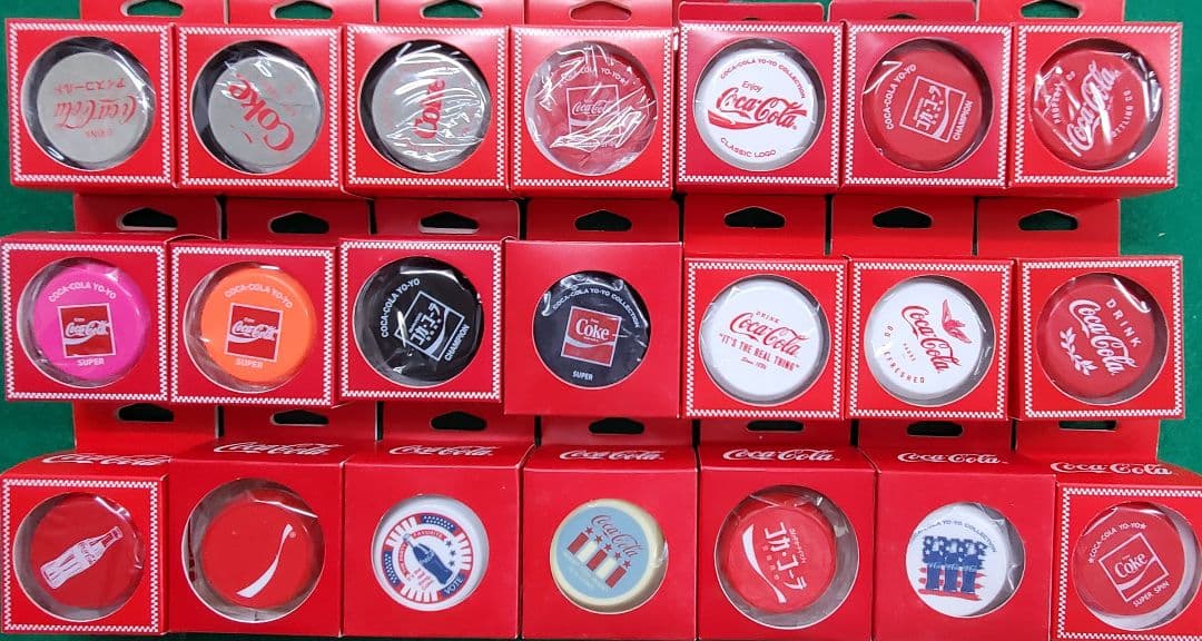コカコーラヨーヨー 21個 Coca-Cola 新品未使用 レアカラー