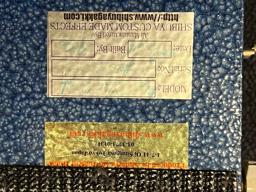 希少！名機BLUE COLOR WAH高級ハンドメイドワウ