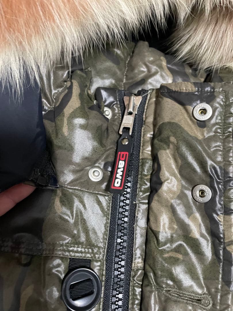 東レ　バウオ　 カモフラージュ ダウンジャケット M