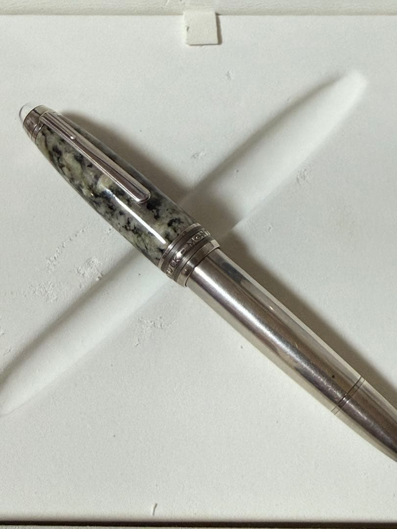 モンブラン 万年筆 100周年記念 マイスターシュテュック グラナイト中古品 F