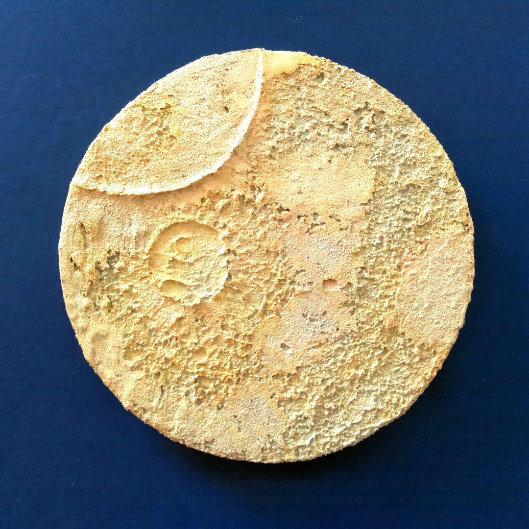 テクスチャーアート『お月さま』