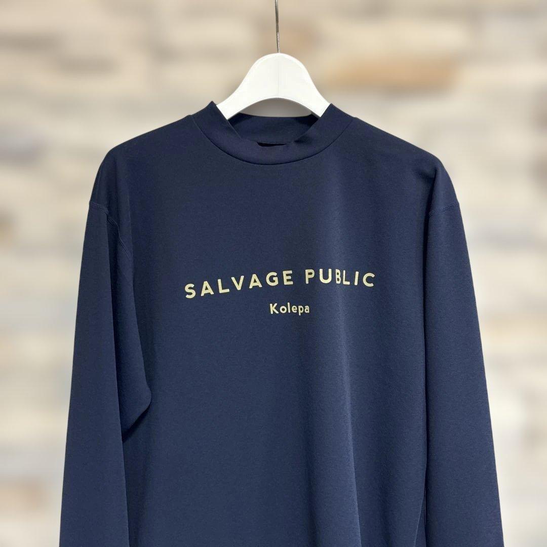 サルベージパブリックコレパ　モックネックシャツ　サイズM