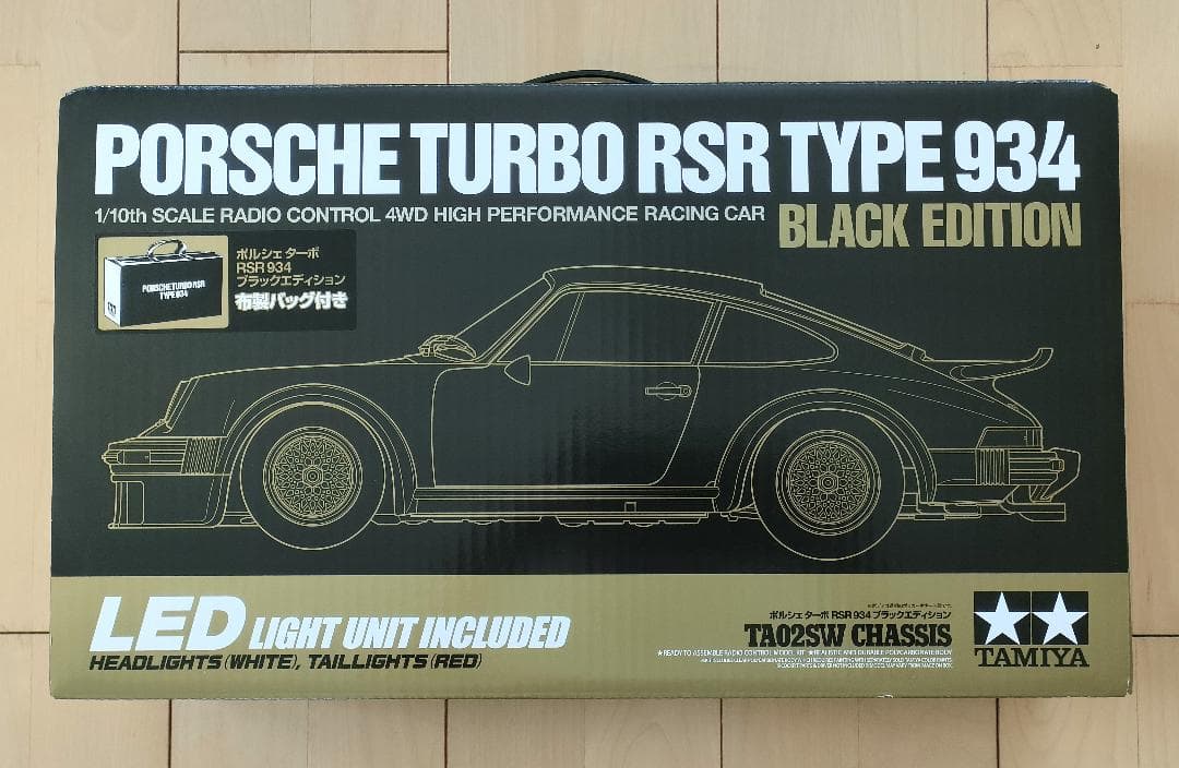 タミヤ　ＲＣ　ポルシェターボ　ＲＳＲ９３４　ブラックエディション　ＴＡ０２ＳＷ