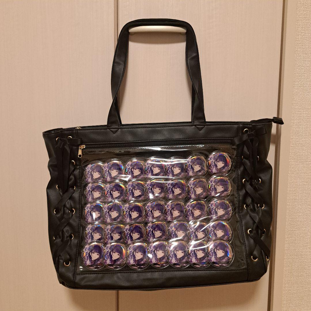 原神 雷電将軍 痛バッグ ホログラム缶バッジ