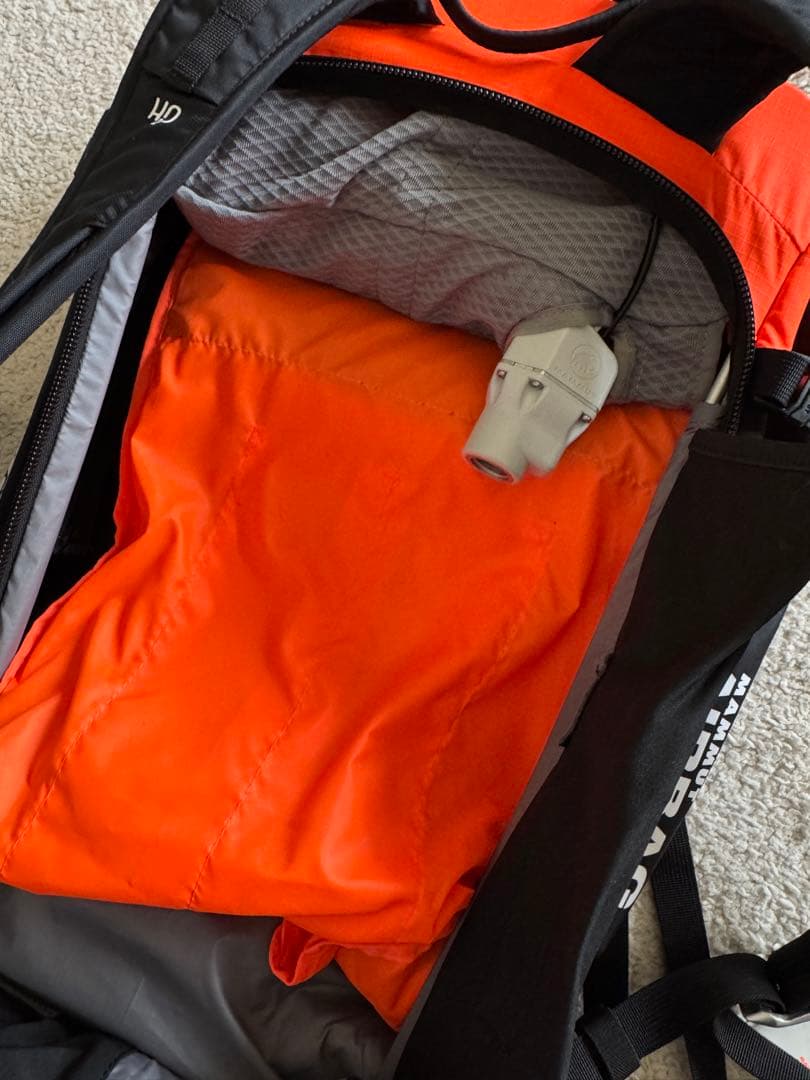 Mammoth AIRBAG TECHNO 3.0 バックパック 黒/オレンジ