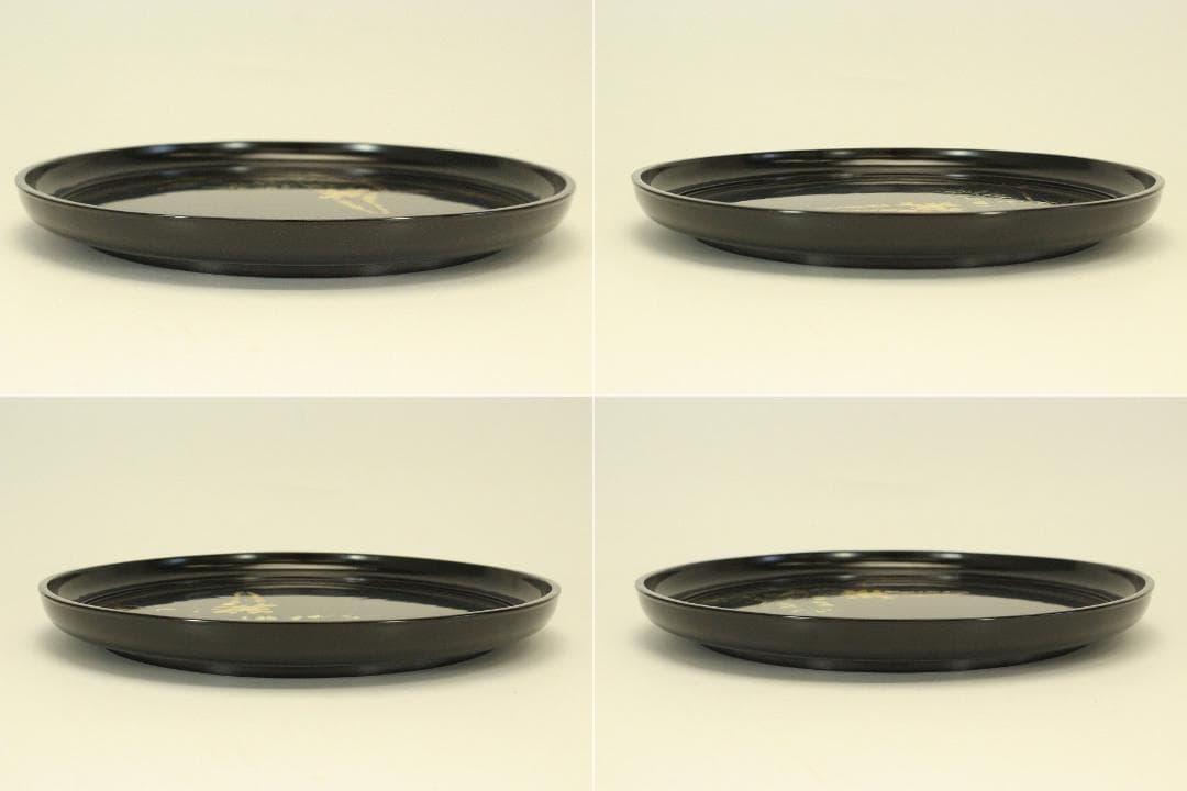 初瀬川柳庵 藤花盆 十客 共箱(LC959)