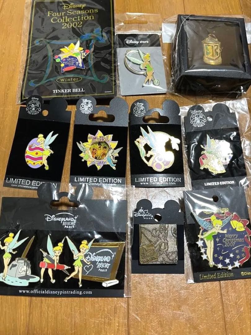 ディズニー　ティンカー・ベル　ピンバッジセット