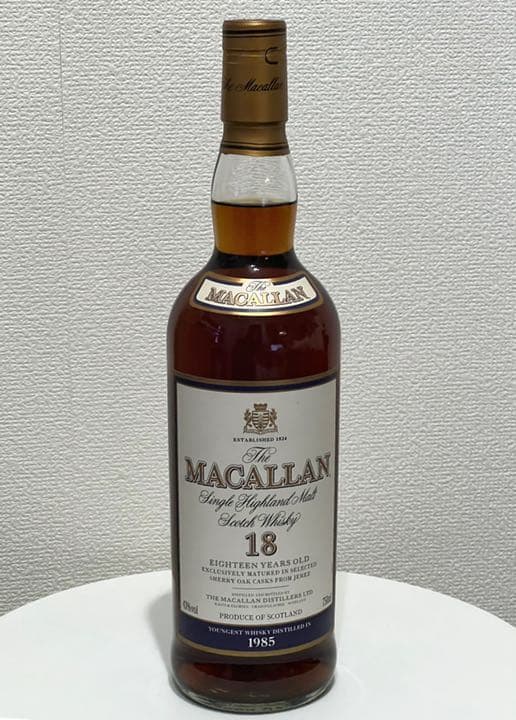 「レア」マッカラン18年 旧ラベルボトル 1985年