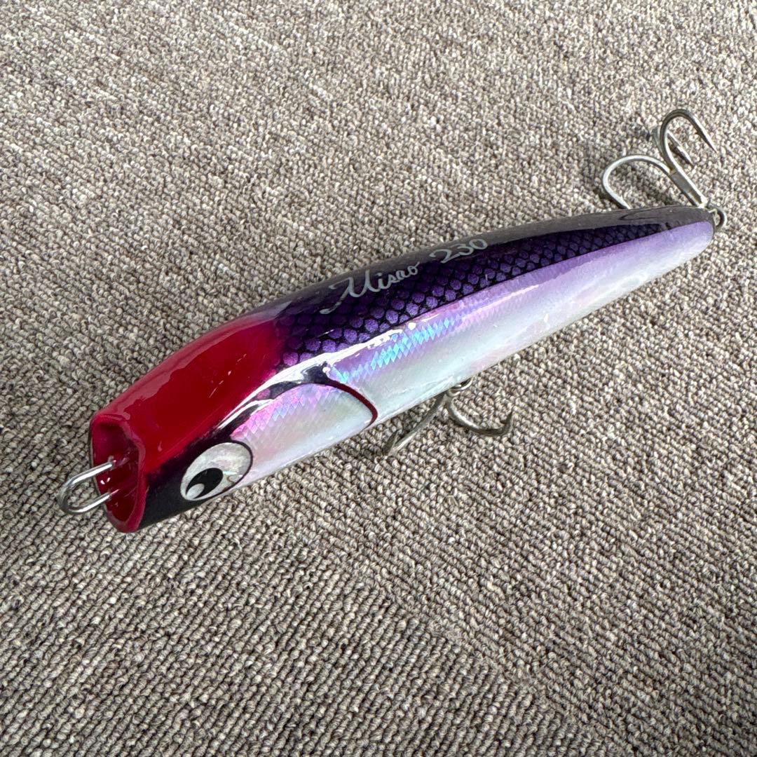Mino 230 ハードルアー パープル/シルバー