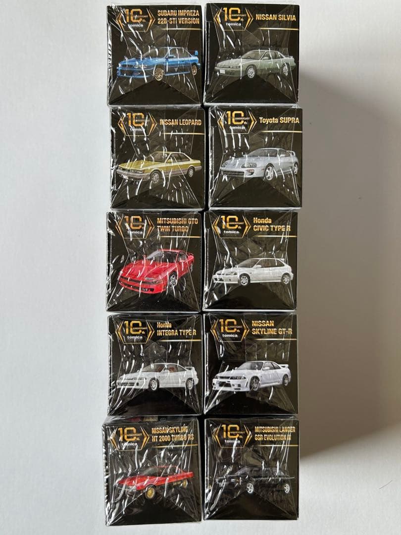 タカラトミーモールオリジナル トミカプレミアム 10周年 復刻版 セット