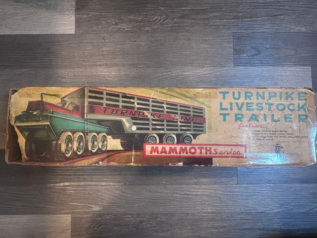 TURNPIKE LIVESTOCK TRAILER MAMMOTH ブリキ