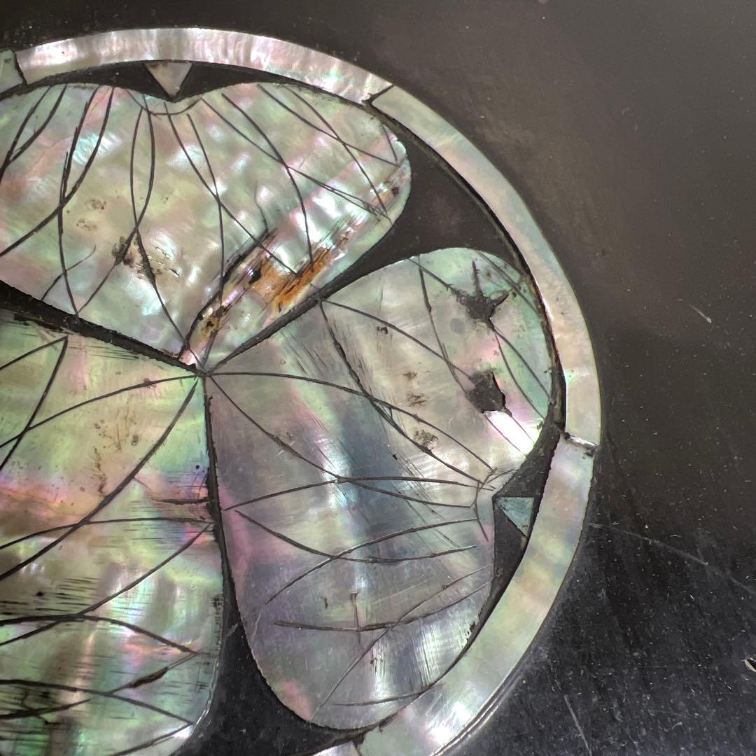 時代　木彫螺鈿印籠、宝石四段ケース　32×23×16㎝東Y8-02101F☆2F