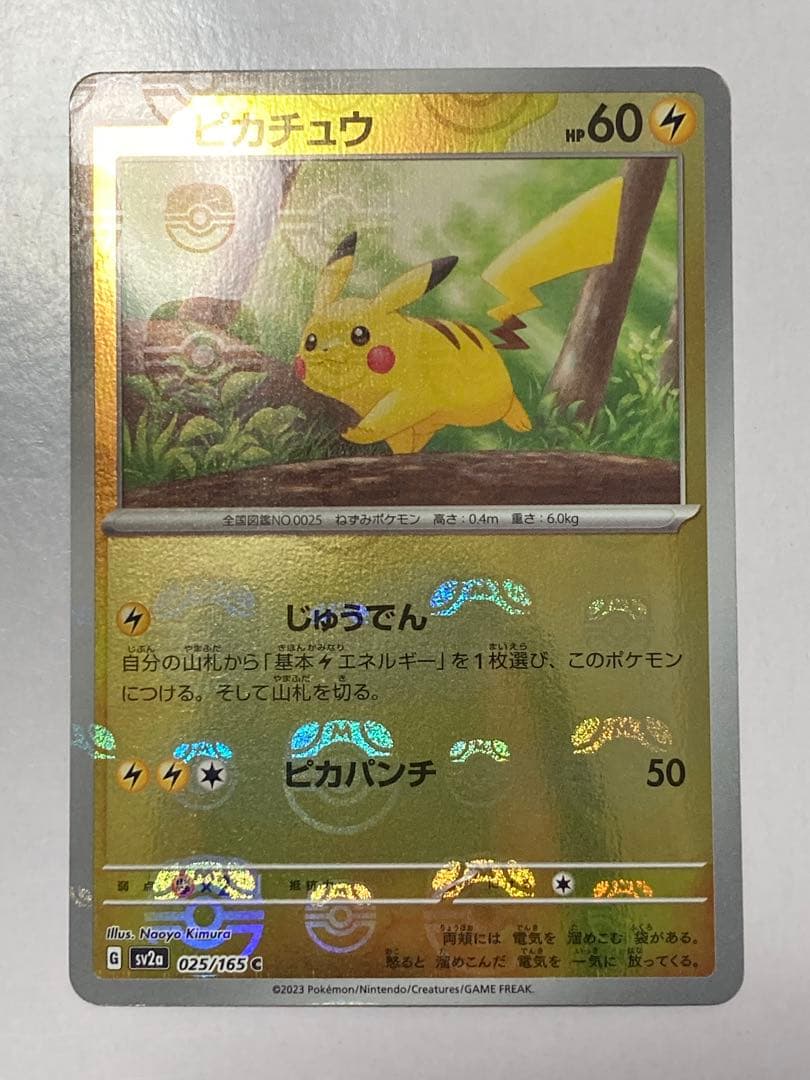 『世界に数枚』　ピカチュウ　マスターボール　顔マスボ　希少