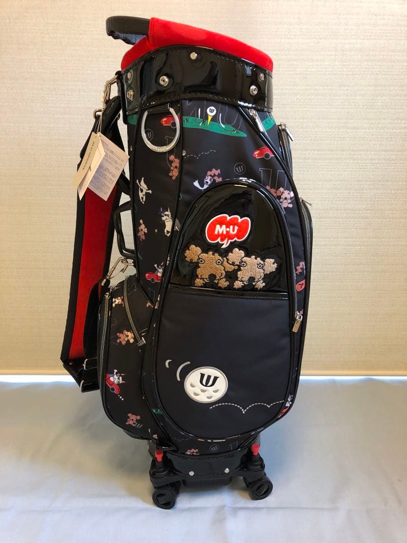 【新品】M・U SPORTS☆キャスター付キャディバッグ