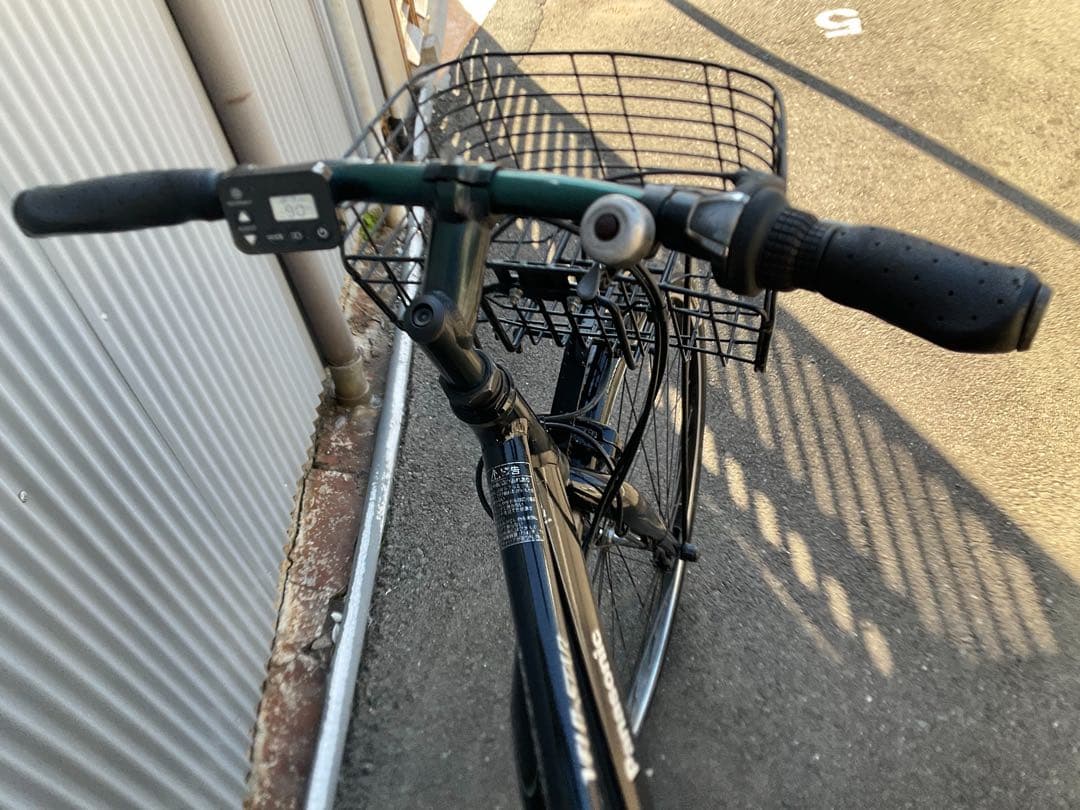 パナソニック最新機種電動アシスト自転車ベロスター700c×350ブラックアルミ