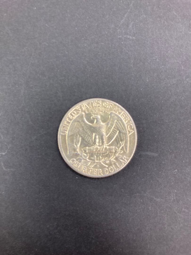 【10枚セット・美品】1964年 ワシントン・クォーターダラー銀貨